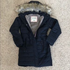 Girls Abercrombie Kids winter coat size 9/10
